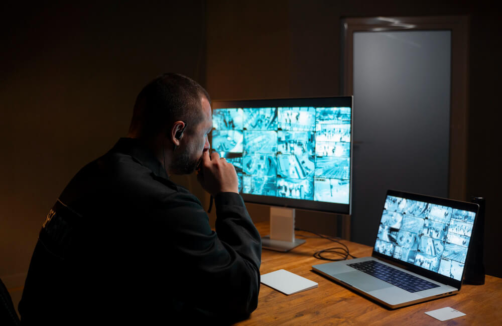 Sistema de CFTV com monitorização de câmaras em tempo real